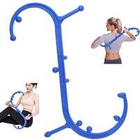 FLAVORA Self Massage S-Shape Trigger Point Muscle Therapy Relief in Blue | Size: 0-12 m