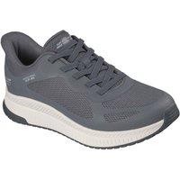 Skechers Men's BOBS Sport Squad Chaos 4 Trainer in Charcoal | Size: 10