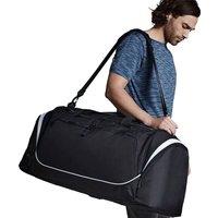 Quadra Men's Pro Team Jumbo Kit Bag Holdall (115 Litres) in Black