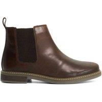 Dune London Men's 'Cardeny' Leather Chelsea Boots in Brown | Size: 9