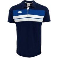 Canterbury Men's Stripe Polo Shirt in Navy | Size: Medium
