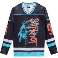 Amplified Men's Slipknot Hockey Jersey in Black | Size: Large
