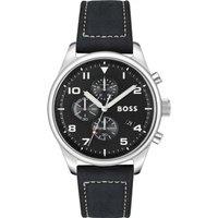 BOSS Men's 1513987 44mm Quartz Watch in Black