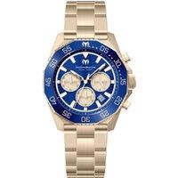 TechnoMarine Men's TM-225085 Mara Vivo 44mm Quartz Watch in Gold