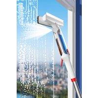 Living and Home 3-in-1 Squeegee Wiper Sprayer Window Brush Glass Cleaning Tool Set in White