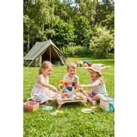 Living and Home Wooden BBQ Grill Playset