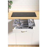 Living and Home Versatile Expandable Multi-tier Drawer Organiser Cutlery Kitchenware Tableware Storage Tray in Grey
