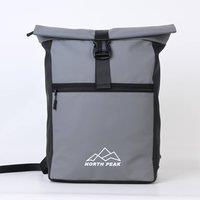 North Peak Blaze Rolltop Backpack in Grey