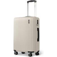 Lugg Vacay 20inch Suitcase, ABS Hard Shell, TSA Indent Lock (55x23x35cm) in Beige | Size: 55 x 23 x 35 cm