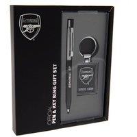 Arsenal FC Pen & Keyring Set in Black