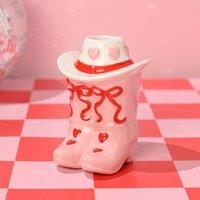 The Feel Good Club Cowboy Boot Taper Candle Holder