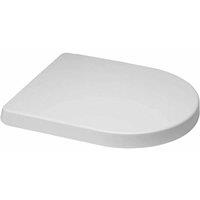 KORVIXA LUXURY D SHAPE HEAVY DUTY SOFT CLOSE WHITE TOILET SEAT in Warm White | Size: 1200mm x 600mm