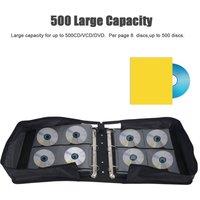 SPETLEK CD DVD Disc Carry Case Holder Protector Storage Bag 500 Discs in Black