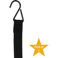 SPETLEK Pack of 1 Bungee Straps 2m Heavy Duty with Hooks in Black | Size: 100 cm