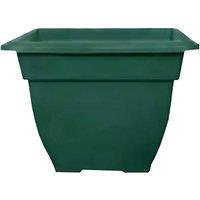 SPETLEK Green Large 38cm Square Bell Planter Plastic Pot Home | Size: 100 cm x 15 cm