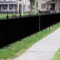 FLAVORA 2 x 5m Privacy Netting Garden Privacy Fence Screening in Black | Size: 0.6m2
