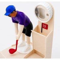 FLAVORA Golf Ball Automatic Bottle Opener Beer Cap Launcher Novelty Gifts in Natural | Size: 0.6m2
