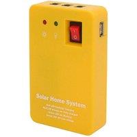 FLAVORA Solar Panel Power Charging Generator Home System Kit in Yellow