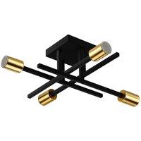 Emitto Semi Flush Mount Ceiling Light Fixture Matte 4 Light E27 Socket