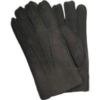Infinity Leather Men's Luxury Sheepskin Suede Leather Gloves in Black | Size: Small