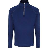 TriDri Men's Long Sleeve Performance Quarter Zip Top in Navy | Size: 2XL