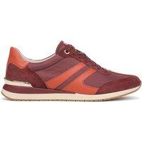 Naturalizer Women's Lorena Lace-Up Trainers in Red | Size: 6