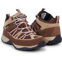 Northwest Territory Women's Brock Leather Waterproof Walking Boots in Brown | Size: 4
