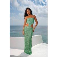 Moda Minx Women's Mint Vanessa Maxi Dress | Size: Medium/Large