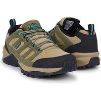 Northwest Territory Men's Ranger Leather Waterproof Walking Shoes in Khaki | Size: 10