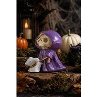 ExtraStar Halloween Grim Reaper Walking Dog Skull Figurine Decoration