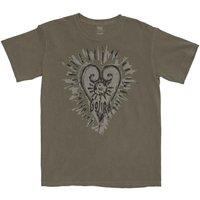 Gojira Fortitude Heart T-Shirt in Brown | Size: XL