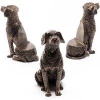 Jardinopia Sitting Labrador Plant Pot Feet - Set of 3 in Bronze