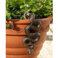 Jardinopia Antique Bronze Coloured Boa Constrictor Pot Buddy Plant Pot Hanger