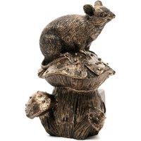 Jardinopia Mouse on Mushroom Plant Pot Feet - Set of 3 in Bronze