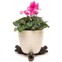 Jardinopia Hippo Plant Pot Feet - Set of 3 in Bronze