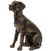 Jardinopia Great Dane Plant Pot Feet - Set of 3 - L6.5 x W11 x H7 cm in Bronze