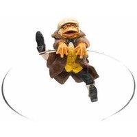 Jardinopia Full Colour Mr Toad Driving Pot Buddy - L10.9 x W7.9 x H5.7 cm in Orange