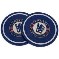 Chelsea FC Crest Coaster Set Pack of 2 in Blue