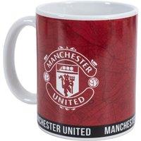 Manchester United FC Identity Crest Mug in Red