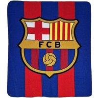 FC Barcelona Fleece Stripe Blanket