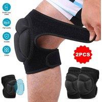 SPETLEK One Pair Professional Knee Pads Construction Comfort Leg Protectors in Black | Size: 10