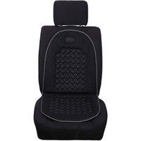SPETLEK 2pcs Car Front Seat Chair Cushion Soft Pad Cover in Black