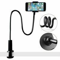 VOGREX Adjustable Phone Clamp for Bed Desk in Black