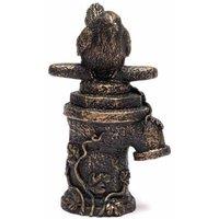 Jardinopia Antique Bronze Wren on Tap