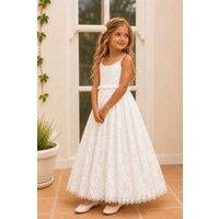 Lilly + Bo Girl's Hope Ivory White Party Girl Dress /Flower Girl Dress | Size: 2 Years