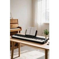 Living and Home Fold the keyboard 88 keys for gift in Black