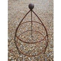 Poppyforge Chelsea Range Gothic Cloche Plant Support - 79cm Tall x 51cm Diameter in Copper
