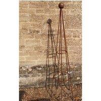 Poppyforge Chelsea Range 5 Feet Hampton Obelisk - L43.2 x W43.2 x H160 cm in Copper