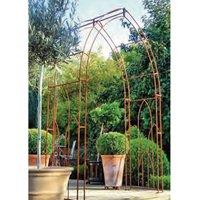 Poppyforge Large Gothic Arch (Including Ground Spikes) - Steel - L53.3 cm in Copper