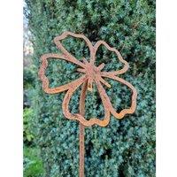 Poppyforge 5 Feet Flowering Petal Plant Pin Garden Art (Pack of 3) in Copper | Size: 3 Pack